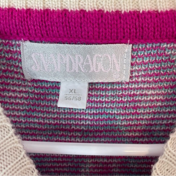 Snapdragon Vintage Inspired Geometric Sweater XL - Picture 3 of 4